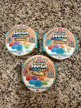 RMS Crazy Fun Miniverse Mystery Squishy Dumpling Real Ribbon Edition 3-Pack